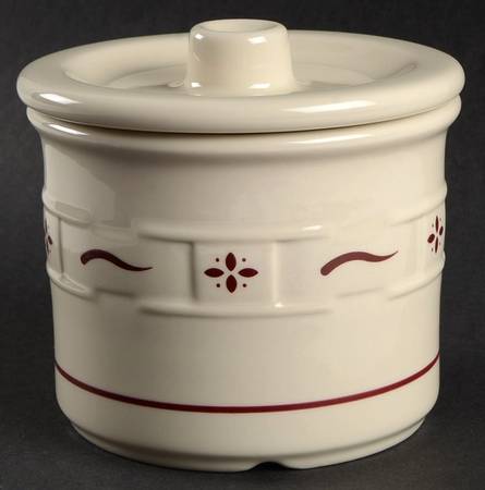 Woven Traditions Red Candy Jar & Lid by Longaberger