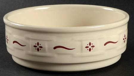 Woven Traditions Red Soup/Cereal Bowl