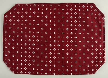 Woven Traditions Red Cloth Placemat