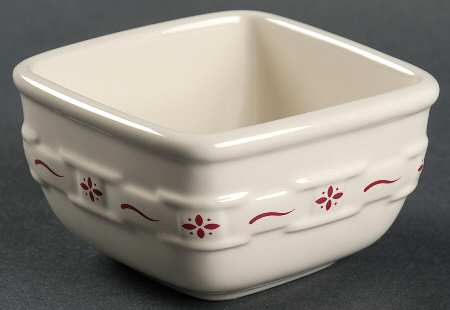Woven Traditions Red Dessert Bowl by Longaberger
