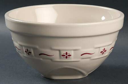 Woven Traditions Red 7" Mixing Bowl by Longaberger