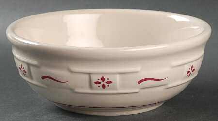 Woven Traditions Red Coupe Cereal Bowl