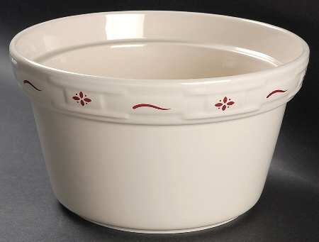 Woven Traditions Red 1 Qt Round Casserole No Lid