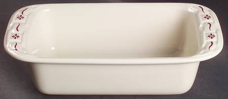 Woven Traditions Red Loaf Pan by Longaberger