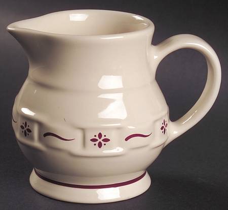 Woven Traditions Red Creamer by Longaberger