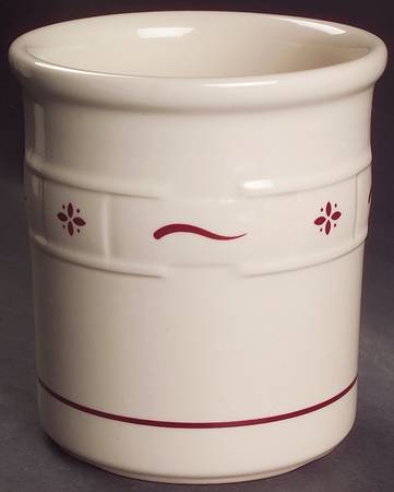 Woven Traditions Red 5" Utensil Holder by Longaberger