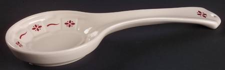 Woven Traditions Red Spoon Rest/Holder (Holds 1 Spoon) by Longaberger