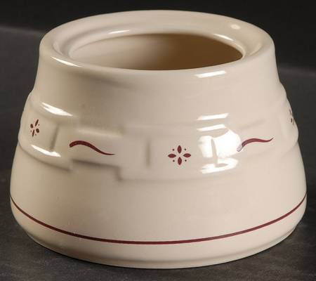 Woven Traditions Red Sugar Bowl No Lid