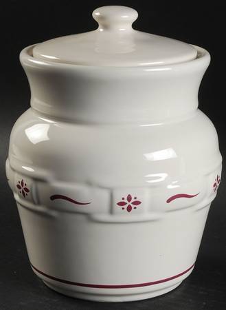 Woven Traditions Red Small Canister & Lid by Longaberger