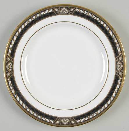 Golden Dynasty (White Background) Bread & Butter Plate