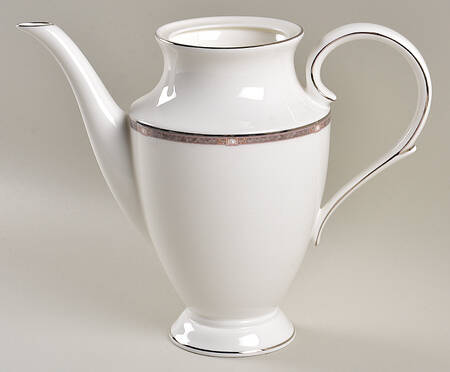 Pearlescence Platinum Coffee Pot No Lid