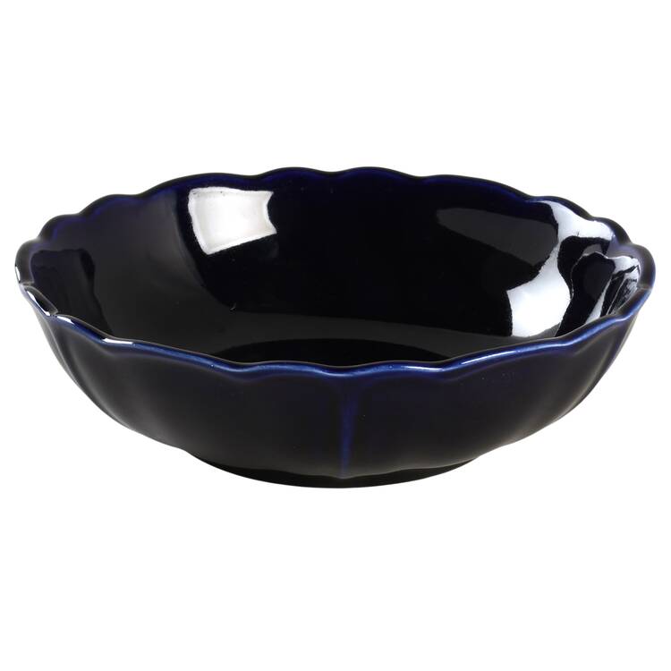 Louis XV Cobalt Coupe Soup Bowl