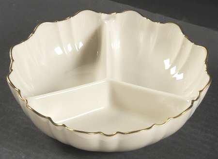 Symphony (Giftware, Gold Trim) 3-Part Relish