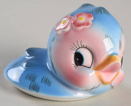 Blue Bird Lid for Sugar Bowl by Lefton