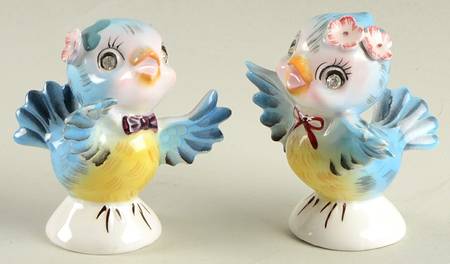 Blue Bird Salt & Pepper Set