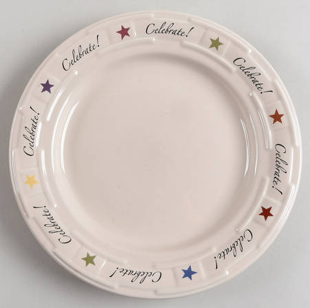Woven Traditions Ivory Accent Luncheon Plate
