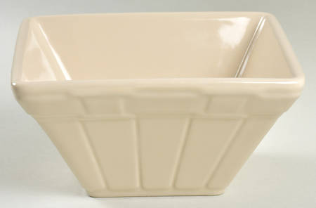 Woven Traditions Ivory 7" Square Vegetable Bowl by Longaberger