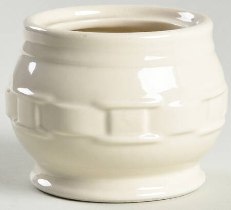 Woven Traditions Ivory Sugar Bowl No Lid