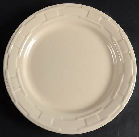Woven Traditions Ivory Large Dinner Plate