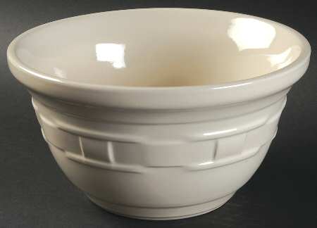 Woven Traditions Ivory 8" Mixing Bowl