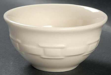 Woven Traditions Ivory Dessert Bowl