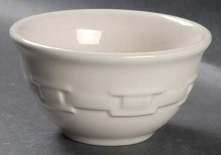 Woven Traditions Ivory Dessert Bowl