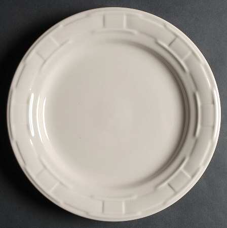 Woven Traditions Ivory Dinner Plate