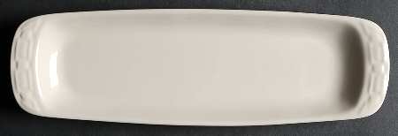 Woven Traditions Ivory Olive Dish