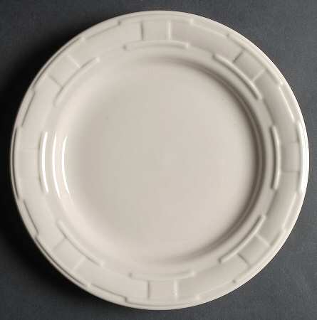 Woven Traditions Ivory Luncheon Plate