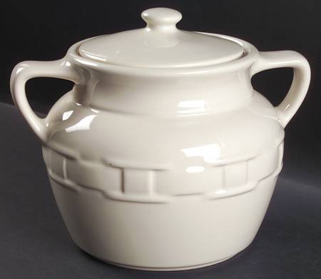 Woven Traditions Ivory Cookie Jar & Lid by Longaberger