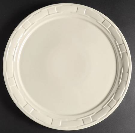 Woven Traditions Ivory 14" Chop Plate (Round Platter)