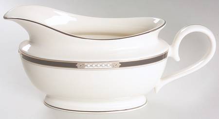 Hancock Platinum (Ivory) Gravy Boat