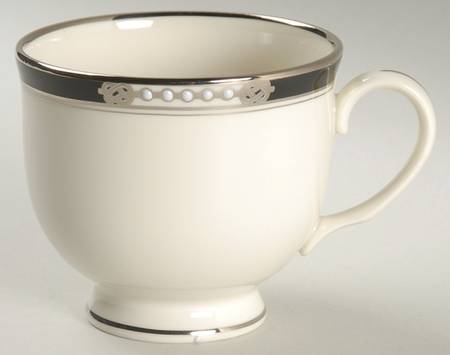 Hancock Platinum (Ivory) Footed Cup
