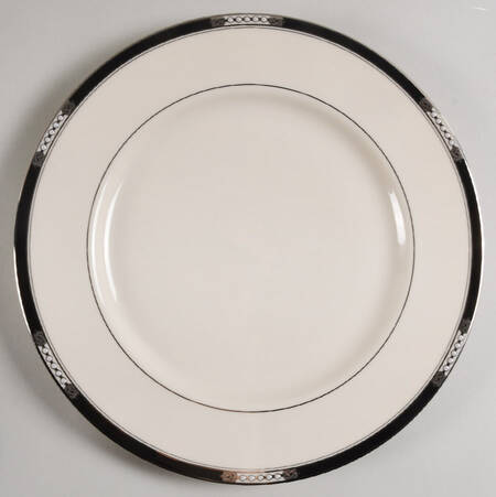 Hancock Platinum (Ivory) Millennium Dinner Plate