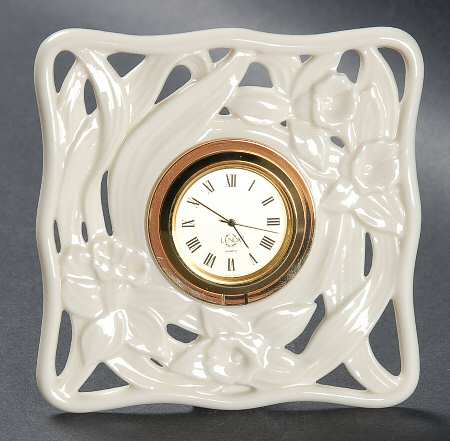 Masterpiece Collection Pierced Square Clock by Lenox