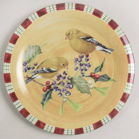 Winter Greetings Salad Plate