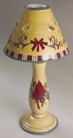 Winter Greetings Candlestick Lamp & Shade by Lenox