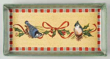Winter Greetings 13" Rectangular Tray by Lenox