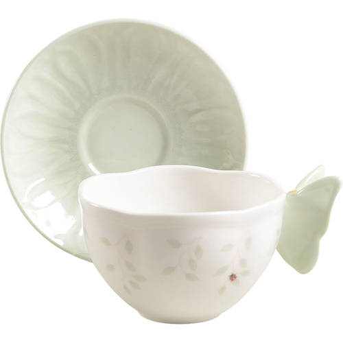 Butterfly Meadow Flat Cup & Saucer Set