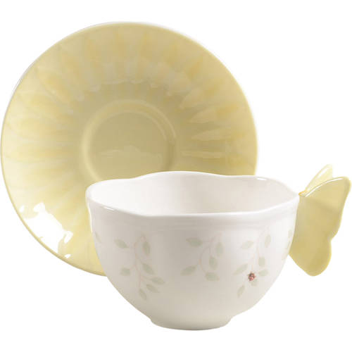 Butterfly Meadow Flat Cup & Saucer Set