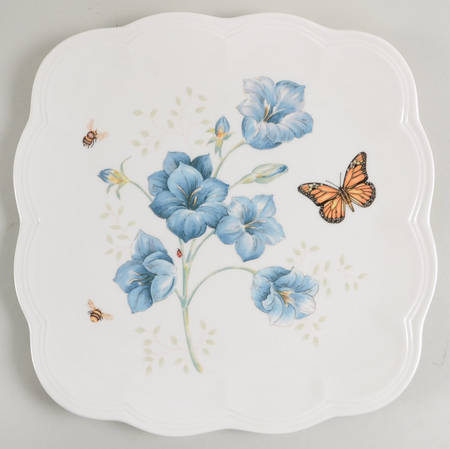 Butterfly Meadow Square Dinner Plate