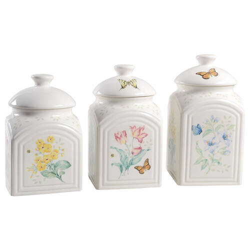 Butterfly Meadow (3 Piece) Canister Set (Box Set)
