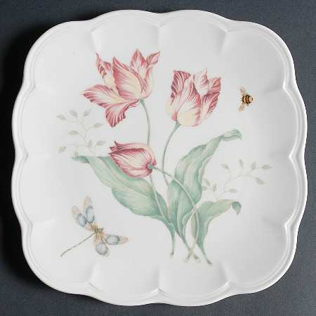 Butterfly Meadow Square Accent Salad Plate