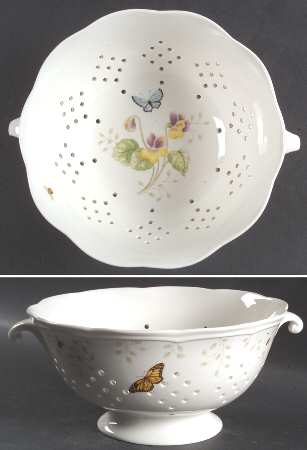 Butterfly Meadow 8" Colander Berry Bowl