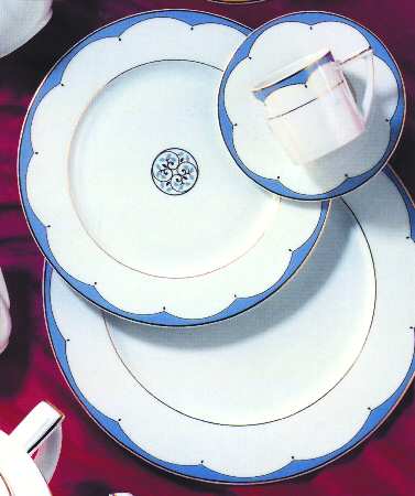 Diademe Bleu Dinner Plate