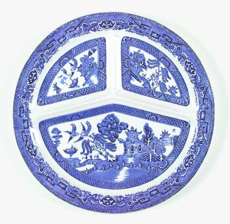 Blue Willow Grill Plate