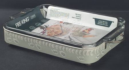 Herbal Garden 13" Metal Rectangular Baker