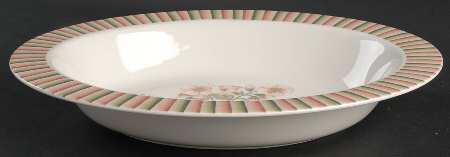Herbal Garden 13" Oval Vegetable Bowl