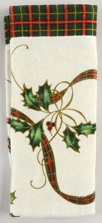 Holiday Nouveau Gold Cloth Kitchen Towel