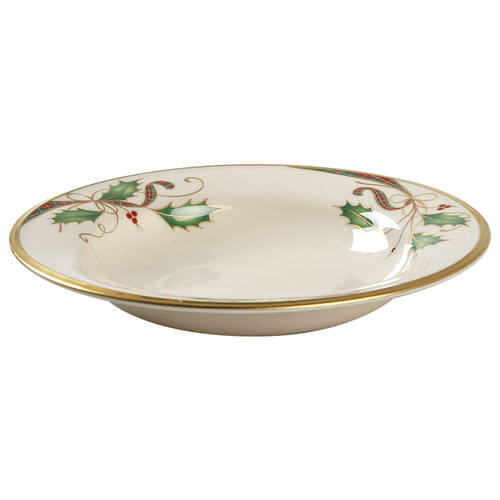 Holiday Nouveau Gold 9" Individual Pasta Bowl